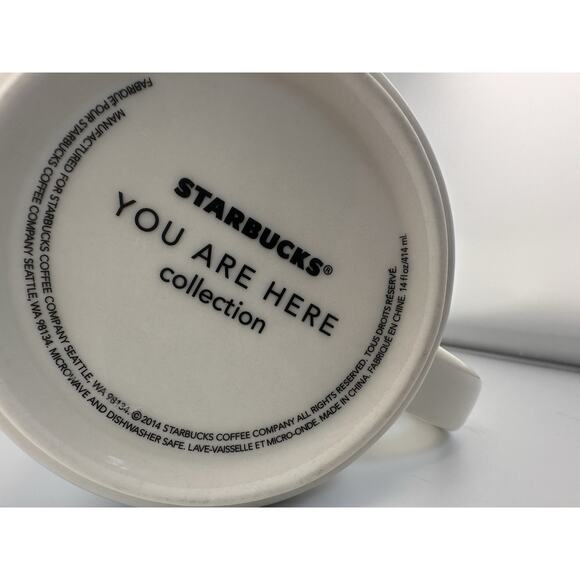 New:Starbucks You Are Here Mug CALIFORNIA Collectors Series 14oz 2014 - Picture 7 of 7